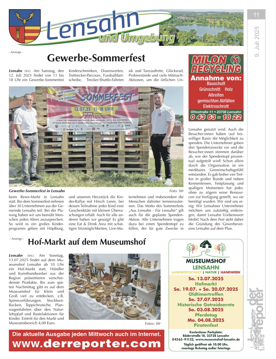 Gewerbeverein feiert Sommerfest